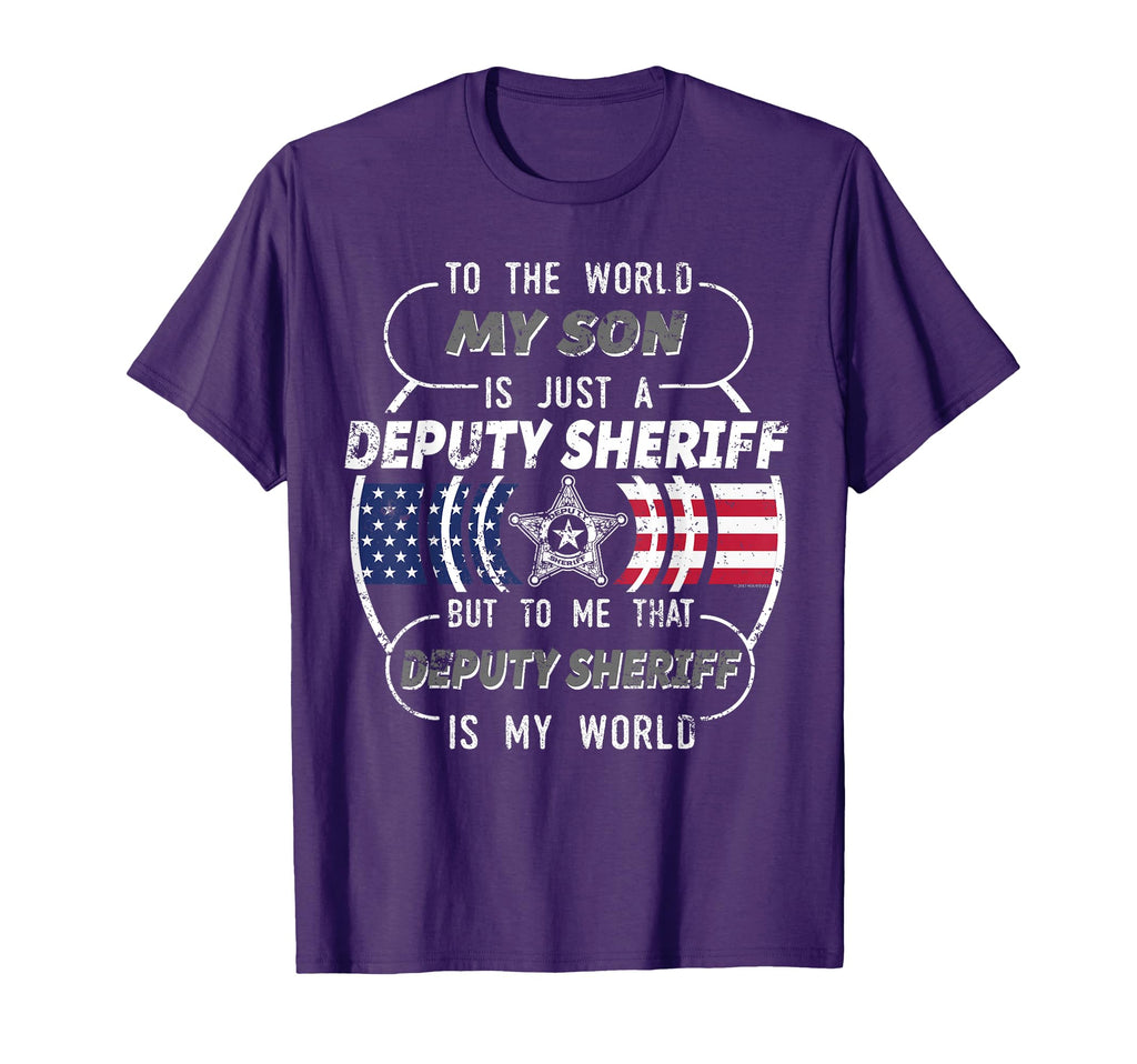 My Son Is Deputy Sheriff Mom Deputy T-Shirt - Trendy Graphic Men Women - T-Shirt, Sweatshirt, Hoodie