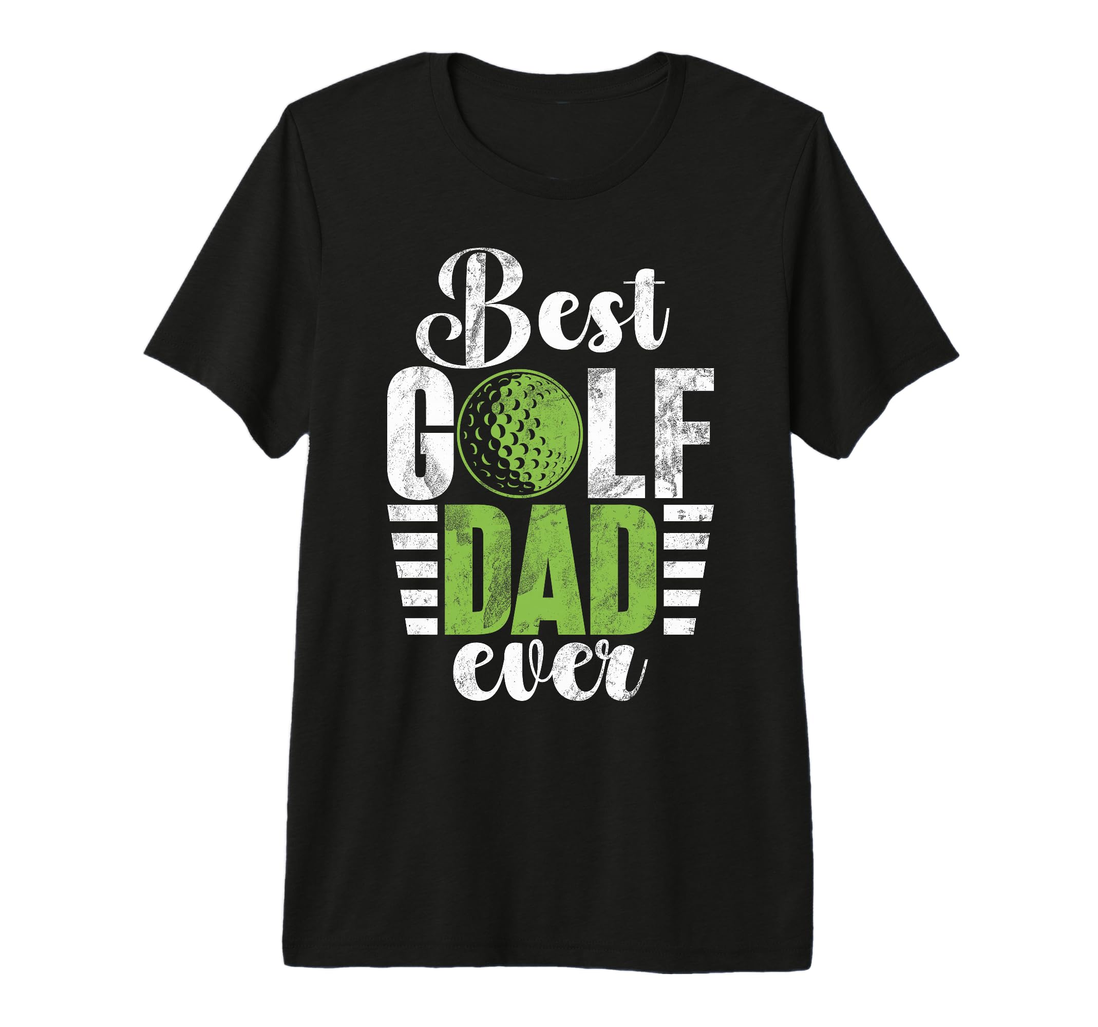 Best Golf Dad Ever Golf Dad Tri Blend T-Shirt - Custom Art Print Unisex - T-Shirt, Sweatshirt, Hoodie