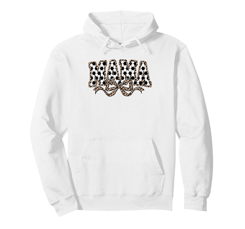 Leopard Soccer Mama Coquette Bow Funny Hoodie - Graphic Print for Adults - T-Shirt, Sweatshirt, Hoodie