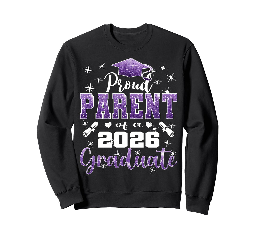 Super Proud Parent 2026 Graduate Sweatshirt - Unique Graphic for Adults - T-Shirt, Sweatshirt, Hoodie