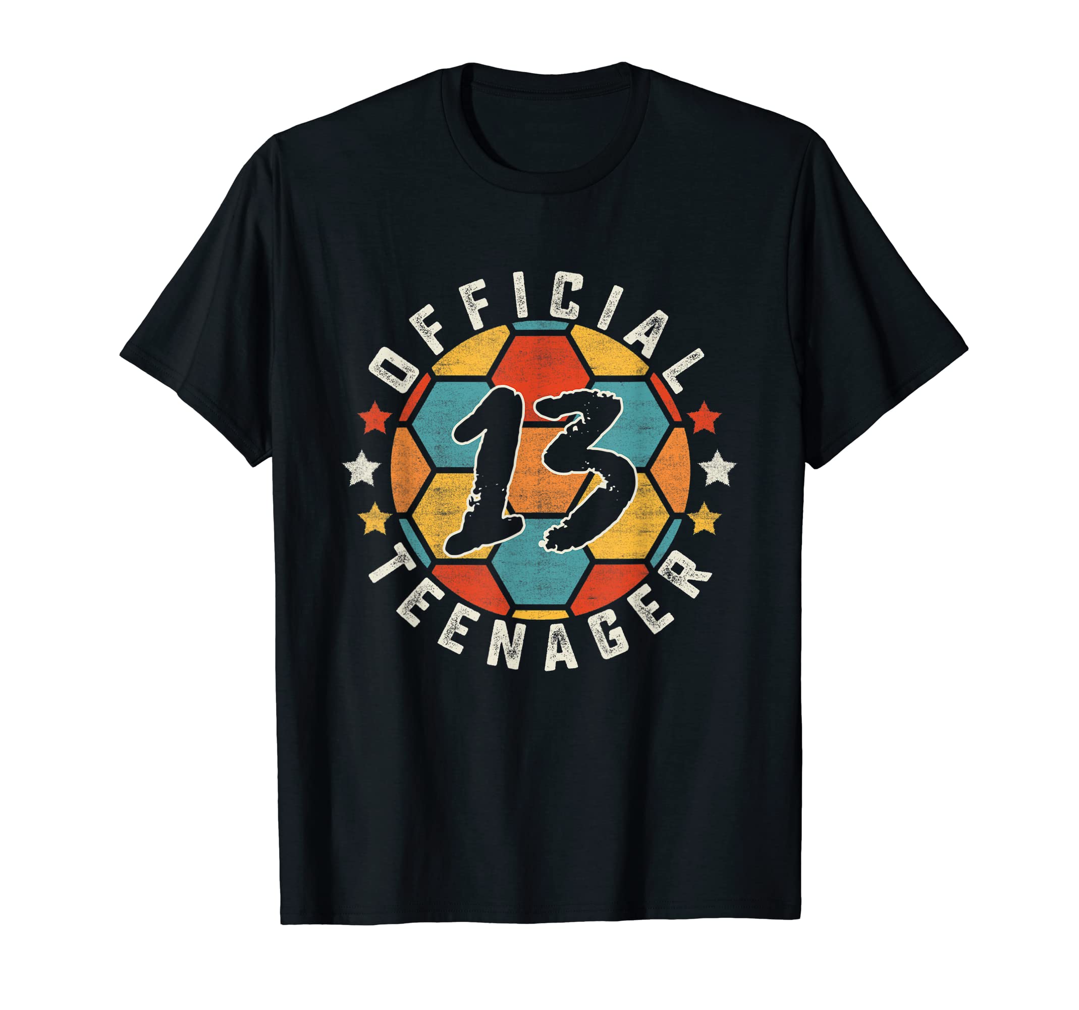Teenager 13Th Birthday Soccer Player T-Shirt - Trendy Graphic Unisex - T-Shirt, Sweatshirt, Hoodie