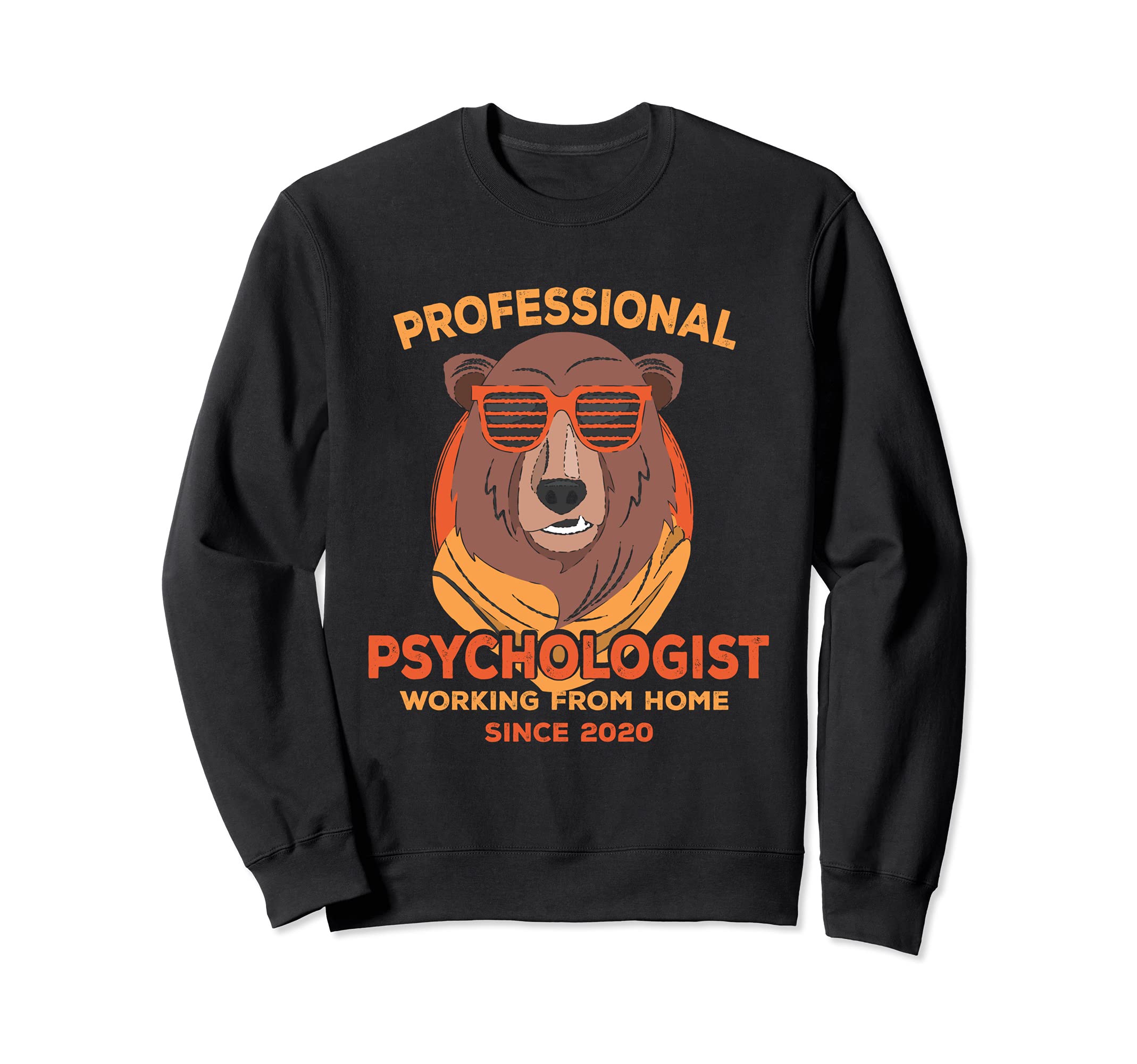 Working From Home Psychologist Sweatshirt - Minimalist Print for Adults - T-Shirt, Sweatshirt, Hoodie