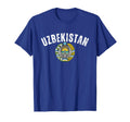 Uzbekistan Pride Emblem Soccer Fan T-Shirt - Minimalist Print Men Women - T-Shirt, Sweatshirt, Hoodie