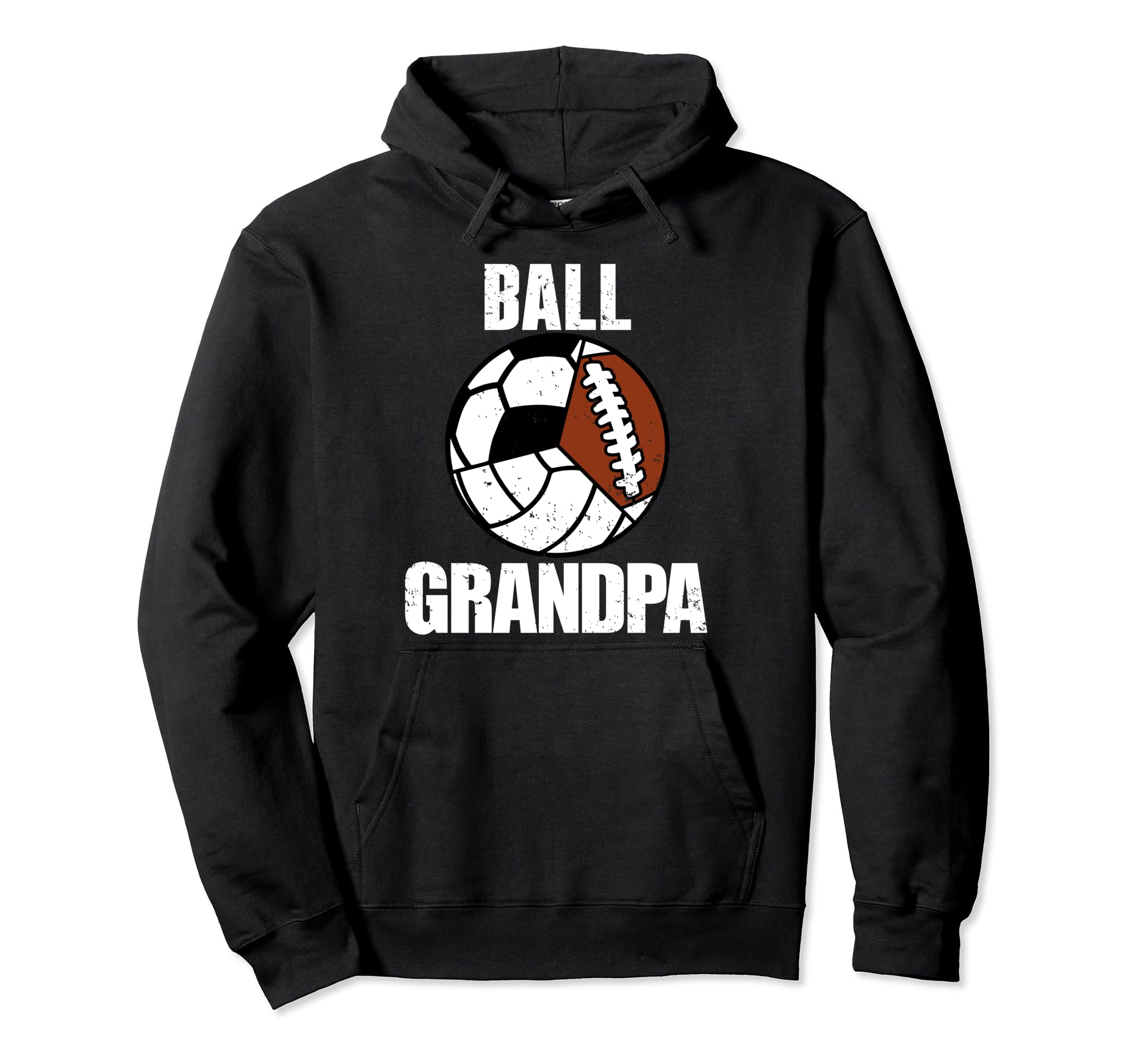 Ball Grandpa Funny Volleyball Soccer Hoodie - Streetwear Style Unisex - T-Shirt, Sweatshirt, Hoodie