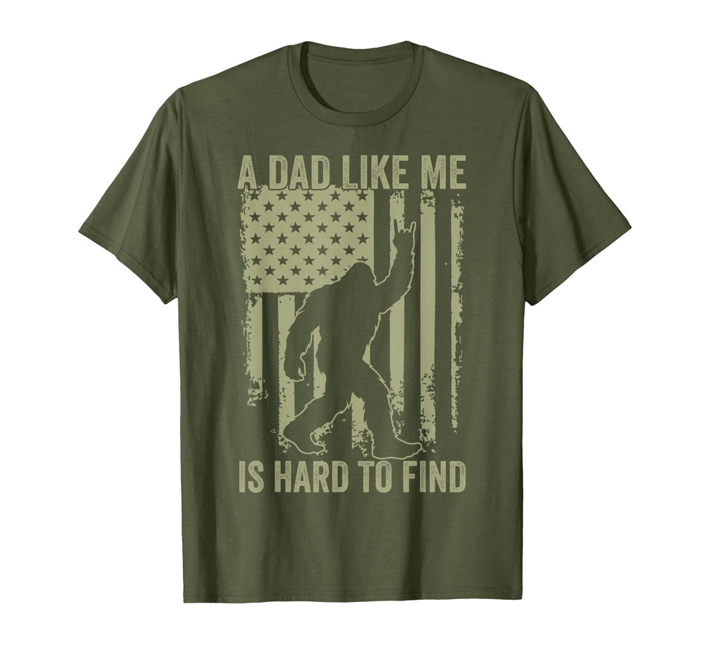 Funny Sasquatch Dad Like Me Is Hard T-Shirt - Custom Art Print for Adults - T-Shirt, Sweatshirt, Hoodie