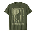 Funny Sasquatch Dad Like Me Is Hard T-Shirt - Custom Art Print for Adults - T-Shirt, Sweatshirt, Hoodie