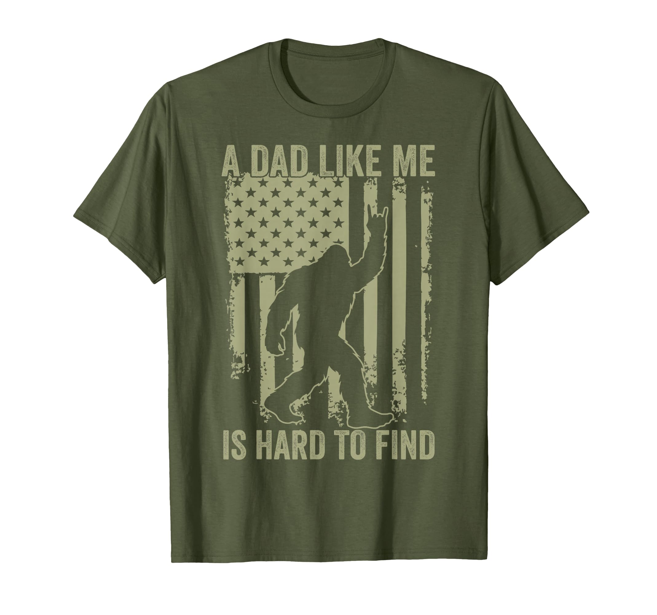Funny Sasquatch Dad Like Me Is Hard T-Shirt - Custom Art Print for Adults - T-Shirt, Sweatshirt, Hoodie