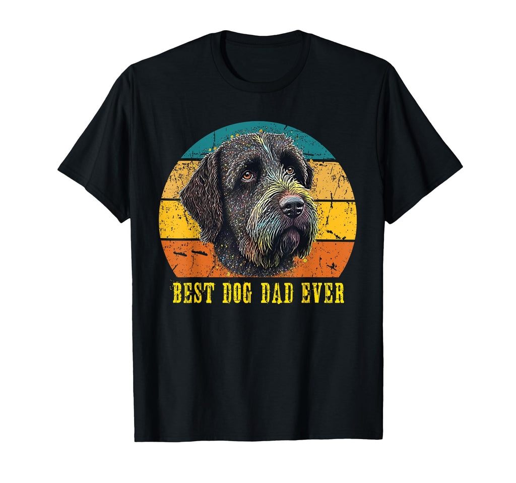 Best Dog Dad Ever Sunset Griffon Dog Daddy T-Shirt - Novelty Apparel Unisex - T-Shirt, Sweatshirt, Hoodie