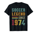 Soccer Legend 1974 52 Year Old T-Shirt - Streetwear Style for Adults - T-Shirt, Sweatshirt, Hoodie