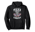 Cheesy Dad Joke Slice Pizza Fathers Hoodie - Fun Novelty Design Men Women - T-Shirt, Sweatshirt, Hoodie