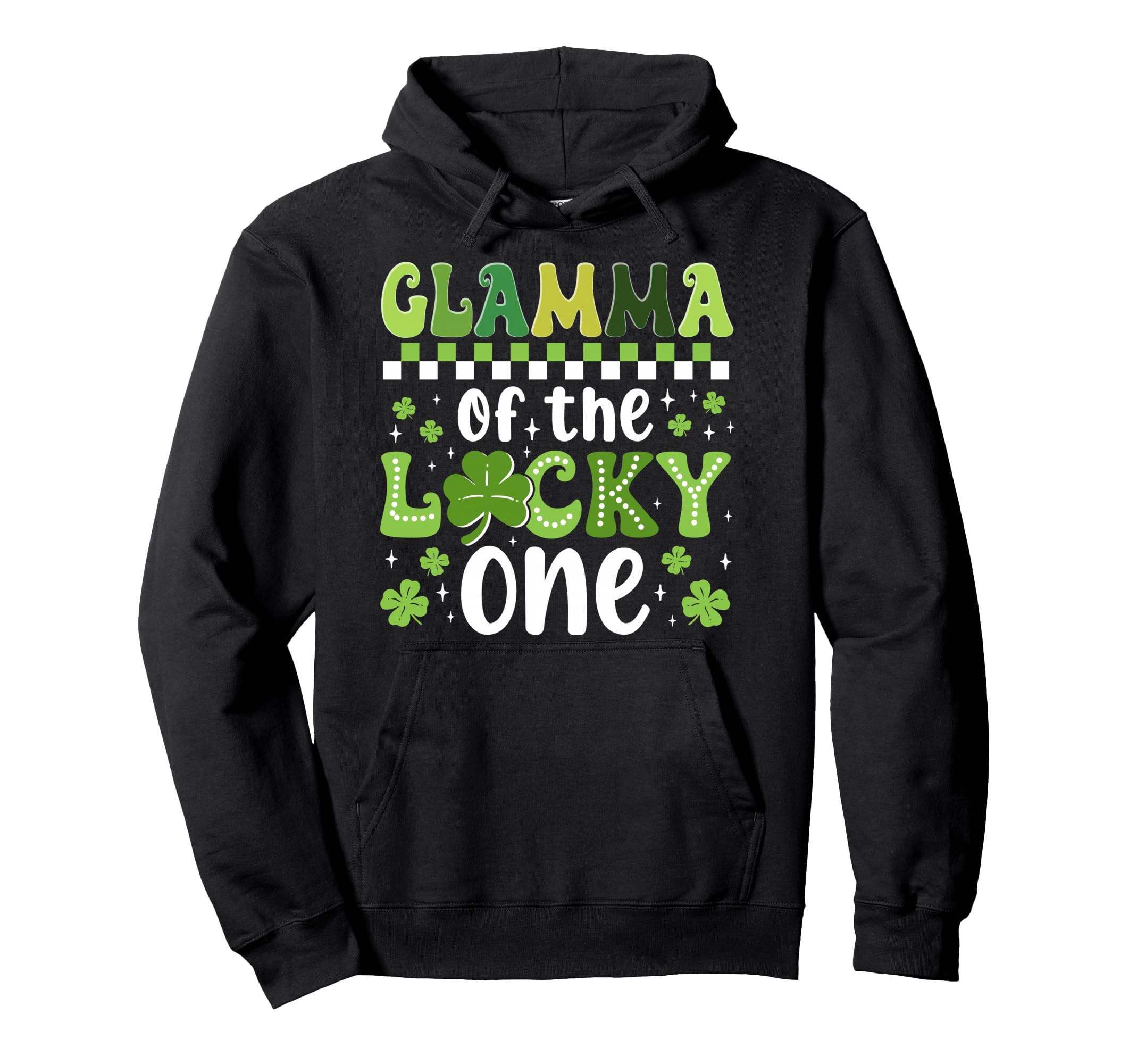 Glamma Lucky One First Birthday St Hoodie - Custom Art Print for Adults - T-Shirt, Sweatshirt, Hoodie