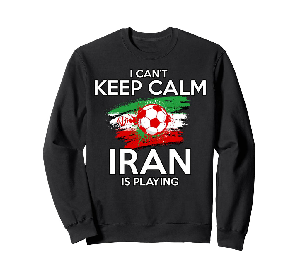 Iran Football Fan Soccer Game Sweatshirt - Fun Novelty Design for Adults - T-Shirt, Sweatshirt, Hoodie
