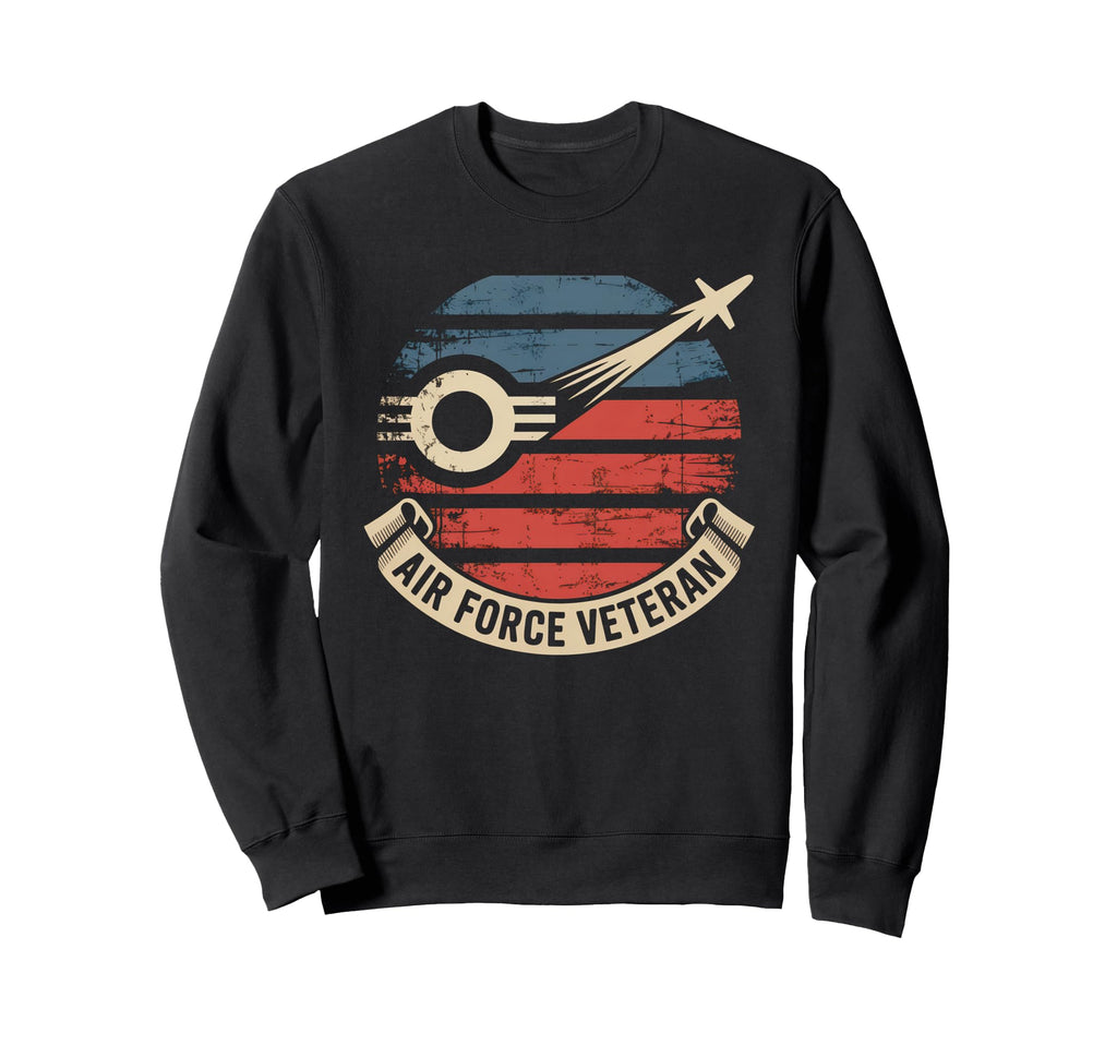 Air Force Veteran Us American Sweatshirt - Streetwear Style for Adults - T-Shirt, Sweatshirt, Hoodie
