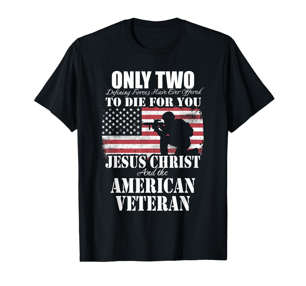 Two Died You Jesus And American T-Shirt - Custom Art Print for Adults - T-Shirt, Sweatshirt, Hoodie