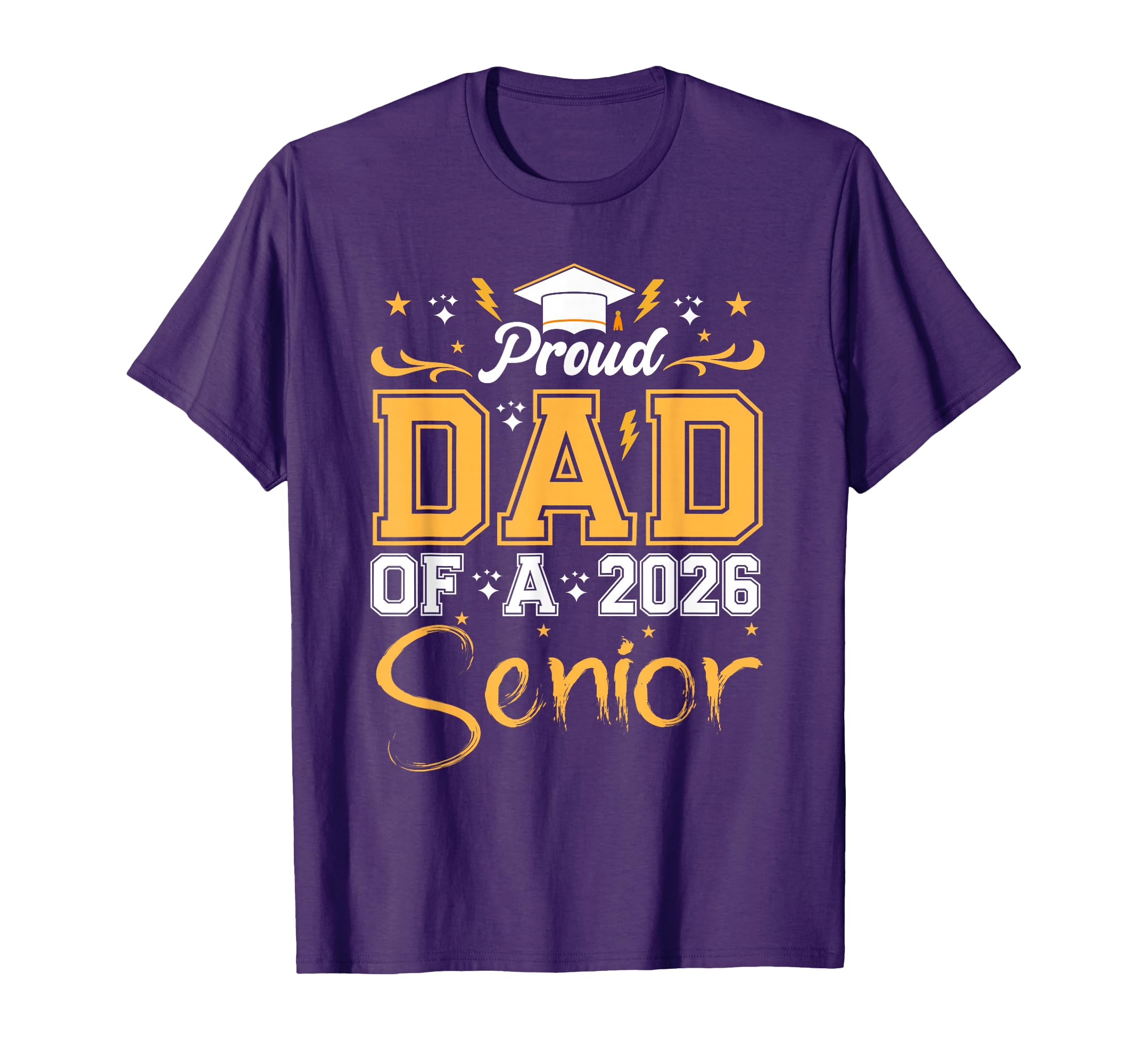 Proud Dad Senior 2026 Class 2026 T-Shirt - Aesthetic Graphic Unisex - T-Shirt, Sweatshirt, Hoodie