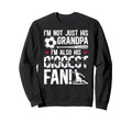 His Biggest Fan Soccer Grandpa Sweatshirt - Custom Art Print Men Women - T-Shirt, Sweatshirt, Hoodie