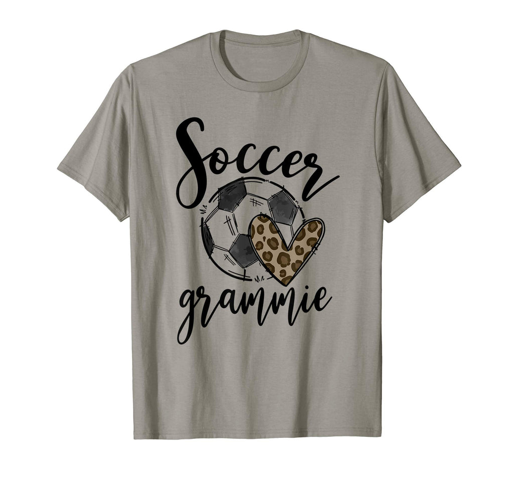 Soccer Grammie Leopard Funny Soccer T-Shirt - Custom Art Print for Adults - T-Shirt, Sweatshirt, Hoodie