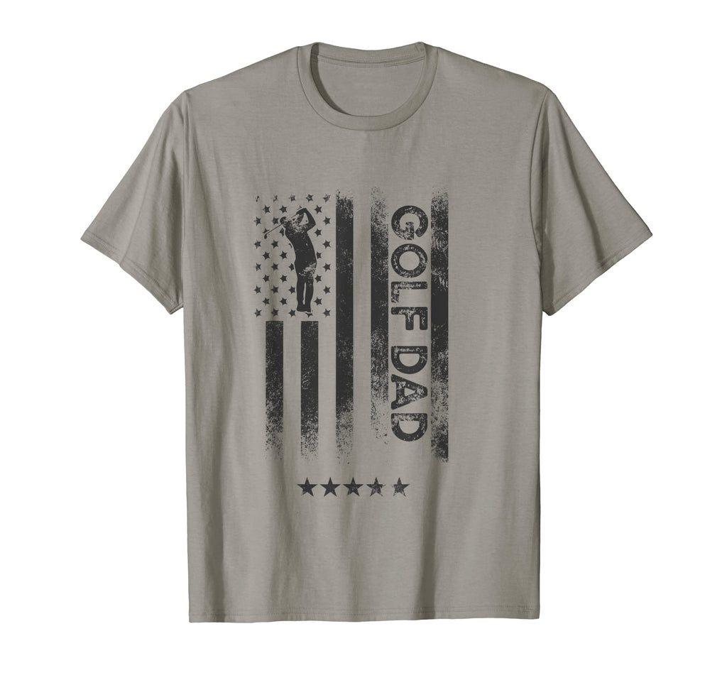 Usa American Flag Golf Dad T-Shirt - Fun Novelty Design Unisex - T-Shirt, Sweatshirt, Hoodie