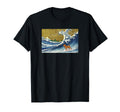Funny Surfing Great Wave Bloodhound T-Shirt - Unique Graphic Men Women - T-Shirt, Sweatshirt, Hoodie