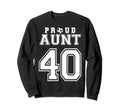 Number 40 Custom Proud Soccer Sweatshirt - Novelty Apparel for Adults - T-Shirt, Sweatshirt, Hoodie