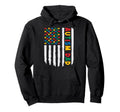 Autism Awareness Day Dad Autistic Us Hoodie - Minimalist Print for Adults - T-Shirt, Sweatshirt, Hoodie