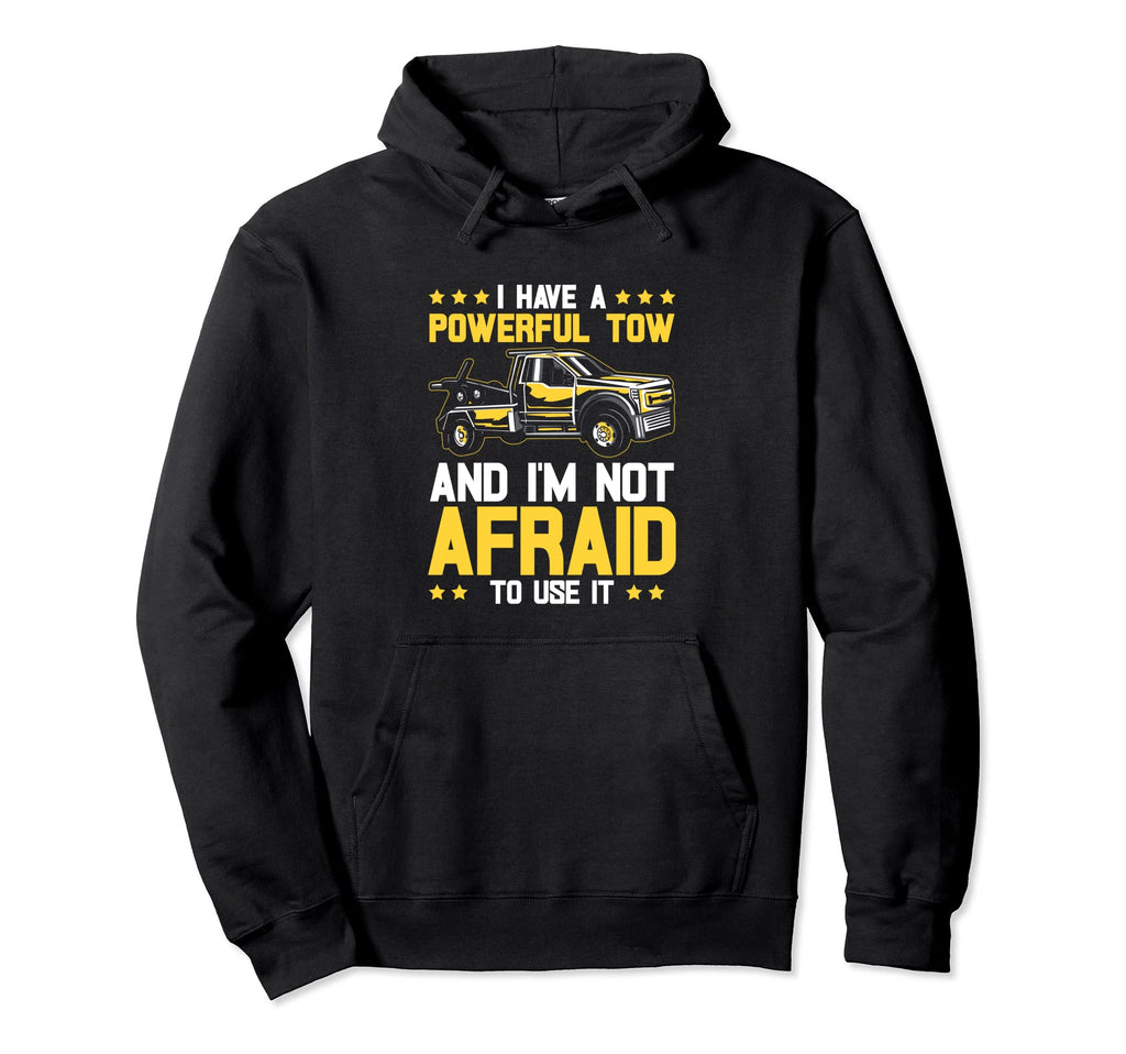 Tow Truck Driver Dad Trucker Hoodie - Casual Everyday Wear Men Women - T-Shirt, Sweatshirt, Hoodie