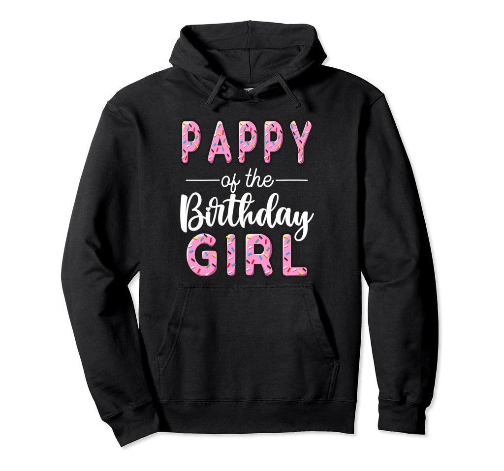 Pappy Birthday Donut Dad First Bday Hoodie - Unique Graphic Unisex - T-Shirt, Sweatshirt, Hoodie