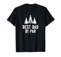 Mens Best Dad Par Funny Disc Golf Gift T-Shirt - Custom Art Print Unisex - T-Shirt, Sweatshirt, Hoodie