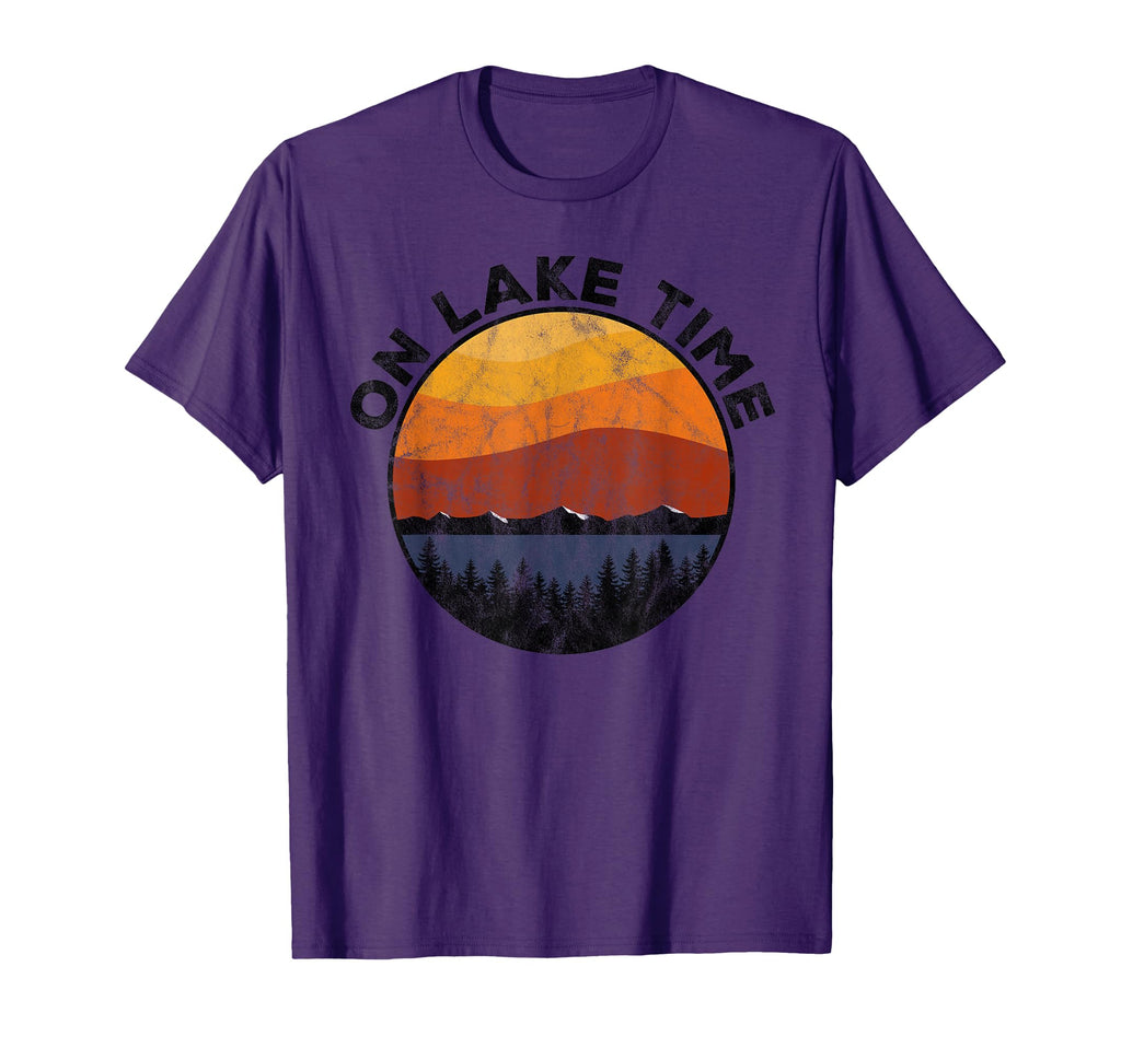Lake Time Funny Boating Camping T-Shirt - Casual Everyday Wear Men Women - T-Shirt, Sweatshirt, Hoodie