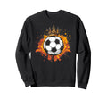 Awesome Soccer Ball Fit King Sweatshirt - Novelty Apparel for Adults - T-Shirt, Sweatshirt, Hoodie