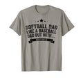 Mens Softball Dad Like Baseball Dad T-Shirt - Streetwear Style for Adults - T-Shirt, Sweatshirt, Hoodie