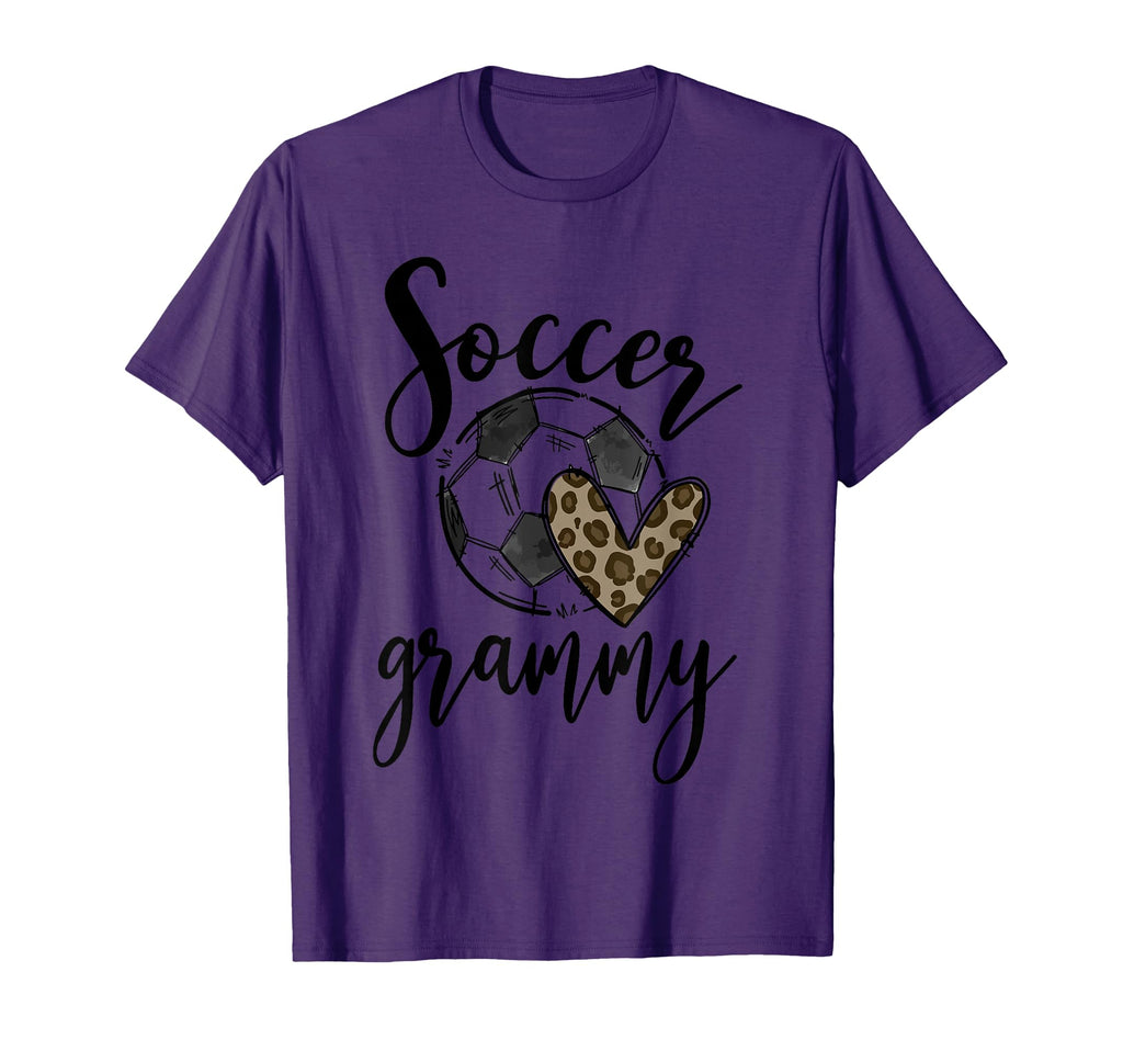 Soccer Grammy Leopard Funny Soccer T-Shirt - Custom Art Print Men Women - T-Shirt, Sweatshirt, Hoodie