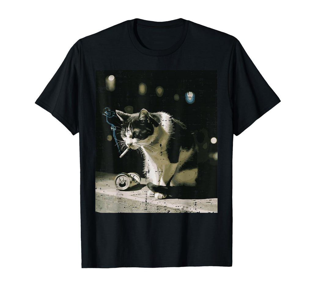 Tough Cat Attitude Meme Feline Animal T-Shirt - Fun Novelty Design Unisex - T-Shirt, Sweatshirt, Hoodie