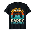 Funny Leveled Up To Dad 2025 New Dad T-Shirt - Custom Art Print Unisex - T-Shirt, Sweatshirt, Hoodie