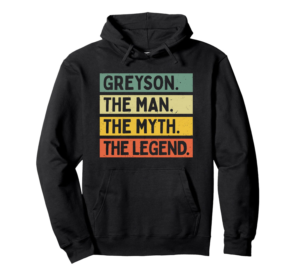 Greyson Myth Legend Funny Personalized Hoodie - Trendy Graphic Men Women - T-Shirt, Sweatshirt, Hoodie