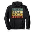Greyson Myth Legend Funny Personalized Hoodie - Trendy Graphic Men Women - T-Shirt, Sweatshirt, Hoodie
