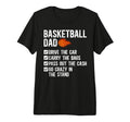 Mens Basketball Dad Funny Dad Basketball T-Shirt - Graphic Print Men Women - T-Shirt, Sweatshirt, Hoodie