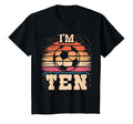 Soccer 10 Year Old Birthday 10Th Soccer T-Shirt - Aesthetic Graphic Unisex - T-Shirt, Sweatshirt, Hoodie
