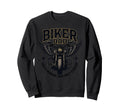Father Rider Biker Dad Fathers Sweatshirt - Minimalist Print for Adults - T-Shirt, Sweatshirt, Hoodie