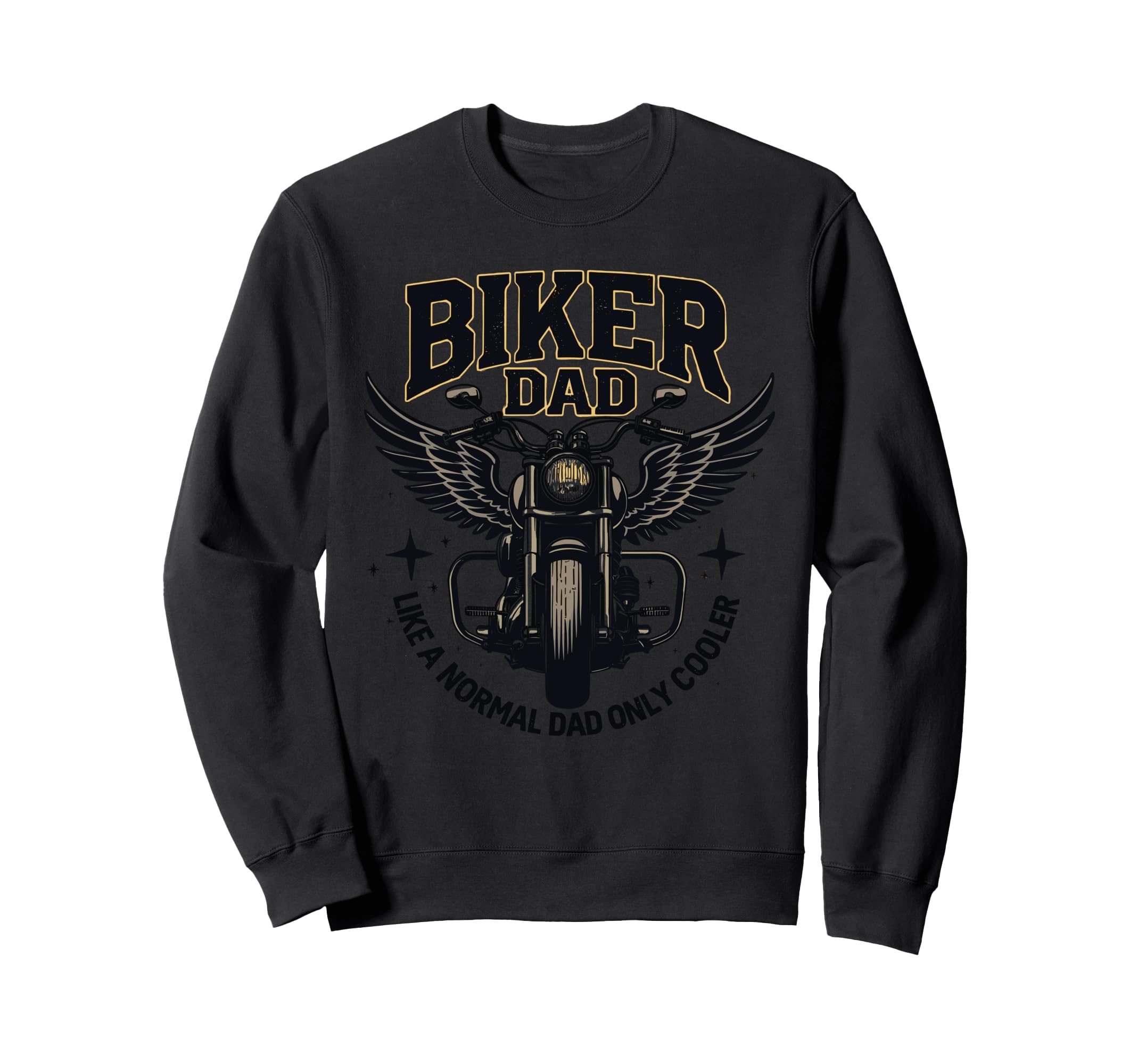 Father Rider Biker Dad Fathers Sweatshirt - Minimalist Print for Adults - T-Shirt, Sweatshirt, Hoodie