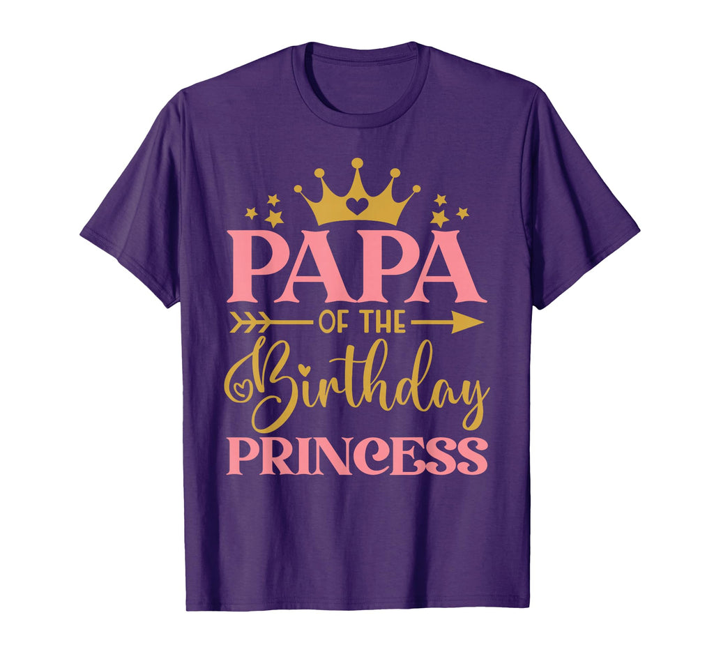 Papa Birthday 1St Birthday Princess T-Shirt - Trendy Graphic for Adults - T-Shirt, Sweatshirt, Hoodie