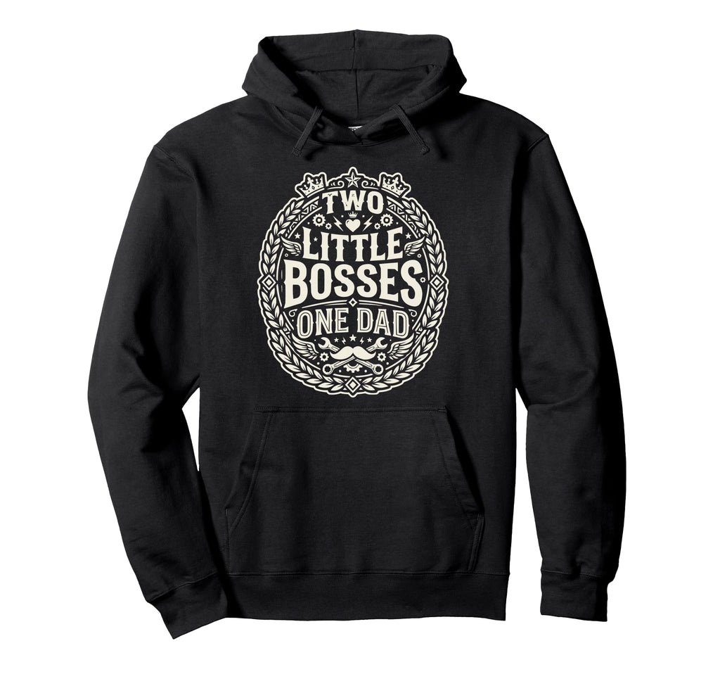 Double Twin Dad Twins Pregnancy Hoodie - Novelty Apparel for Adults - T-Shirt, Sweatshirt, Hoodie