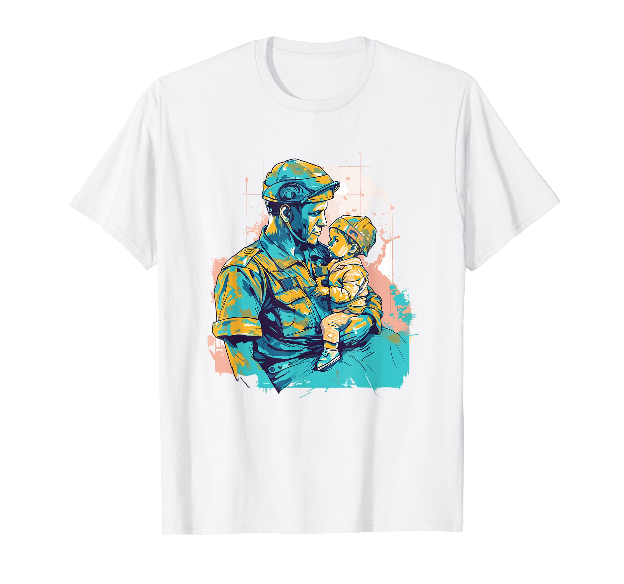 Dad Grandpa Veteran Veterans American T-Shirt - Unique Graphic for Adults - T-Shirt, Sweatshirt, Hoodie