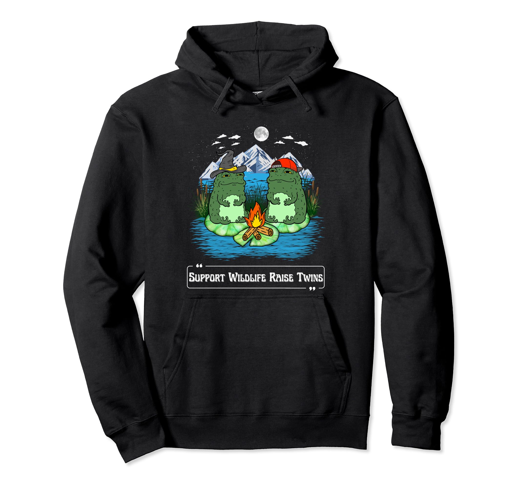 Support Wildlife Raise Twins Hoodie - Novelty Apparel for Adults - T-Shirt, Sweatshirt, Hoodie