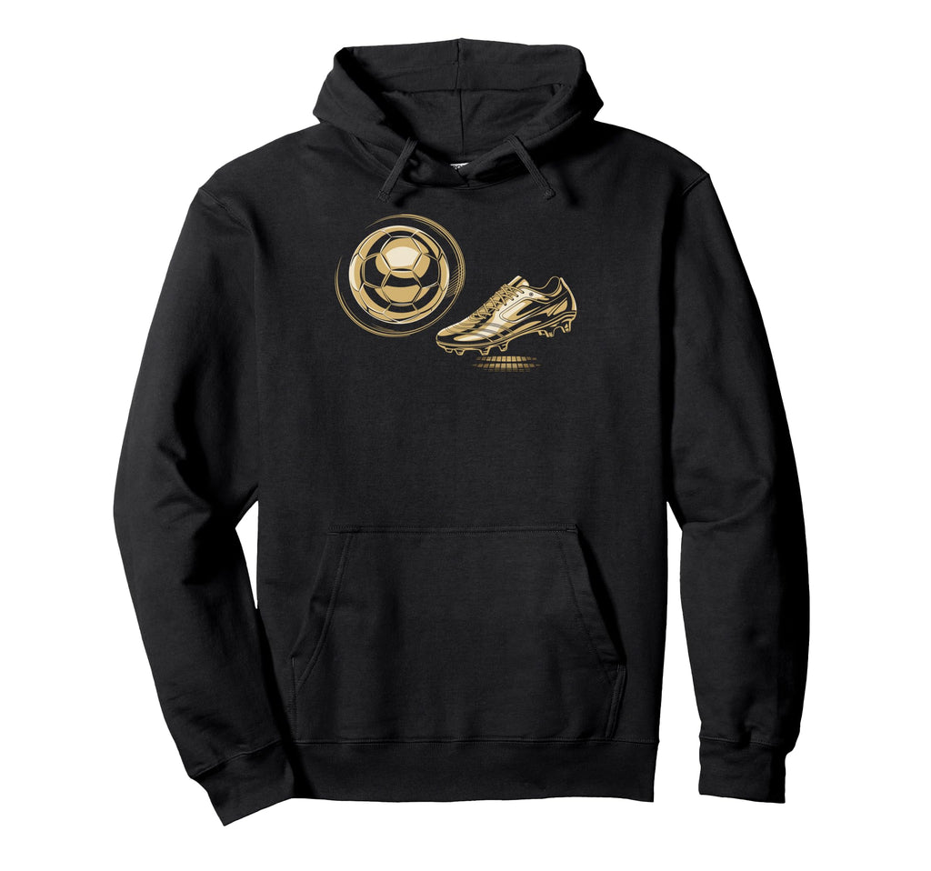 Soccer Football Ball Soccer Player Boot Hoodie - Novelty Apparel Unisex - T-Shirt, Sweatshirt, Hoodie
