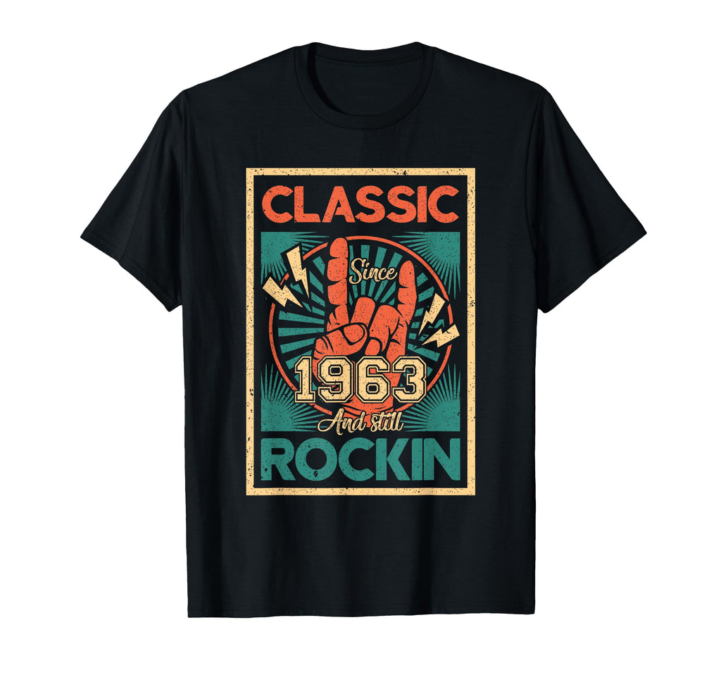 Since 1963 Still Rockin 60Th T-Shirt - Aesthetic Graphic Men Women - T-Shirt, Sweatshirt, Hoodie