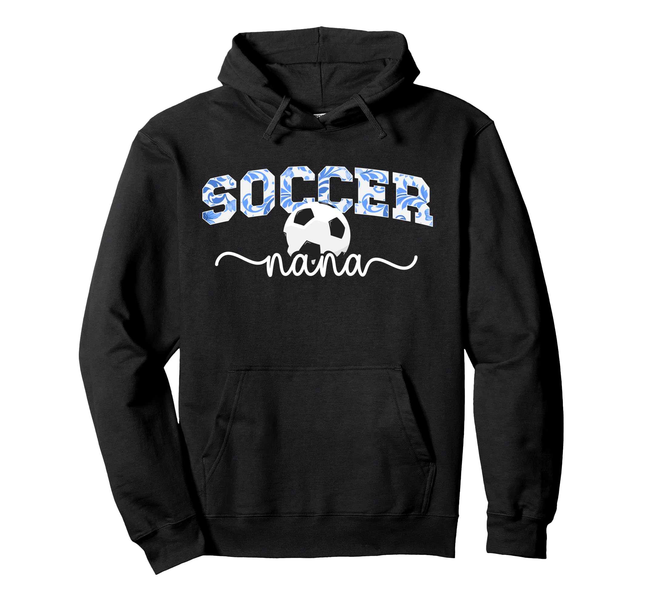 Soccer Nana Grandma Proud Nana Soccer Hoodie - Aesthetic Graphic Unisex - T-Shirt, Sweatshirt, Hoodie
