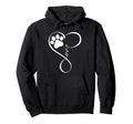 Dog Fun Pawprint Love Dogs Hoodies Hoodie - Aesthetic Graphic for Adults - T-Shirt, Sweatshirt, Hoodie