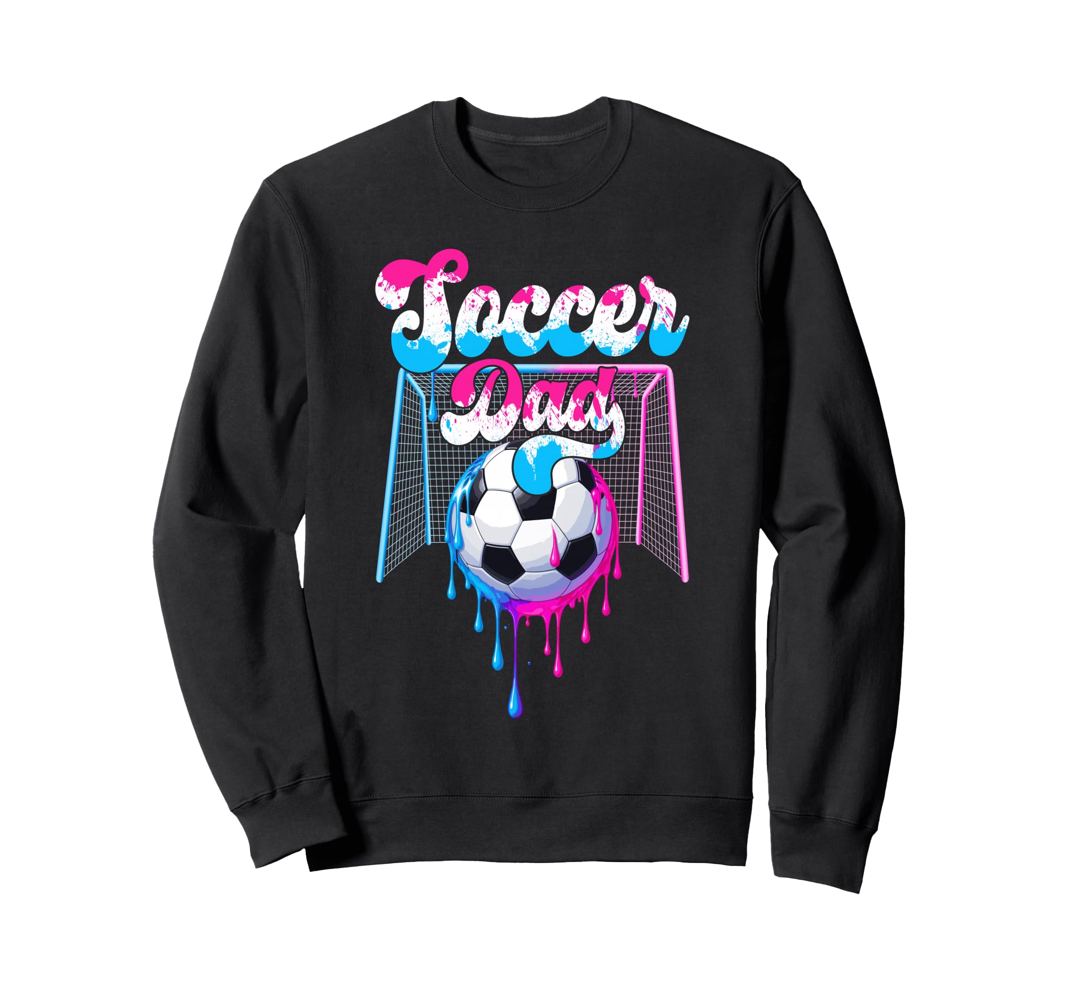 Soccer Dad Funny Happy Fathers Day Sweatshirt - Custom Art Print Unisex - T-Shirt, Sweatshirt, Hoodie