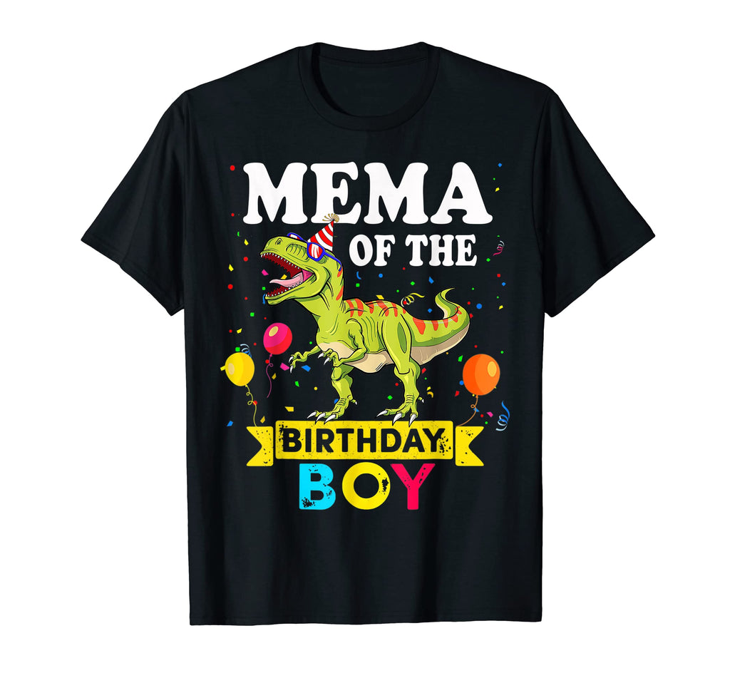 Mema Birthday Dinosaur T Rex Matching T-Shirt - Aesthetic Graphic Unisex - T-Shirt, Sweatshirt, Hoodie